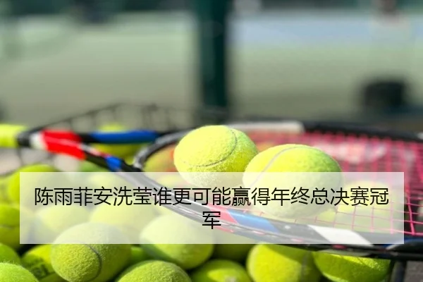 陈雨菲安洗莹谁更可能赢得年终总决赛冠军